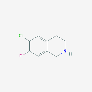 6-Chloro-7-fluoro-1,2,3,4-tetrahydro-isoquinoline