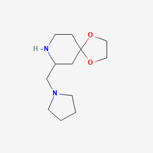 7-(1-Pyrrolidinylmethyl)-1,4-dioxa-8-azaspiro[4.5]decane