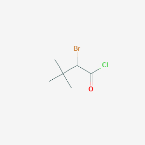 molecular formula C6H10BrClO B8472896 alpha-Bromo-tert-butylacetyl chloride 
