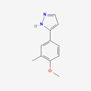 3-(4-methoxy-3-methyl-phenyl)-1H-pyrazole