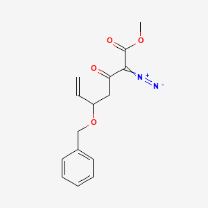 5-(Benzyloxy)-2-diazonio-1-methoxy-3-oxohepta-1,6-dien-1-olate