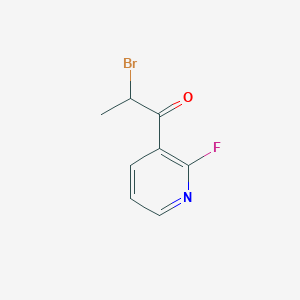 2-Bromo-1-(2-fluoropyridin-3-yl)propan-1-one