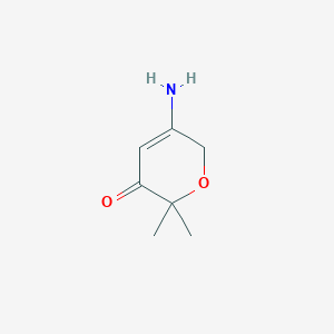 5-amino-2,2-dimethyl-2H-pyran-3(6H)-one