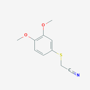 (3,4-Dimethoxy-phenylsulfanyl)-acetonitrile