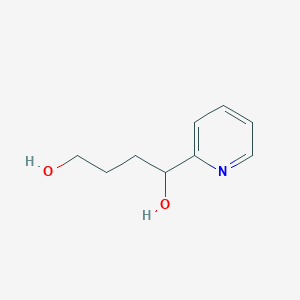 molecular formula C9H13NO2 B8473077 1-(2-Pyridinyl)-1,4-butanediol 