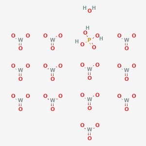 molecular formula H5O41PW12 B084731 Phosphotungstic acid hydrate CAS No. 12501-23-4