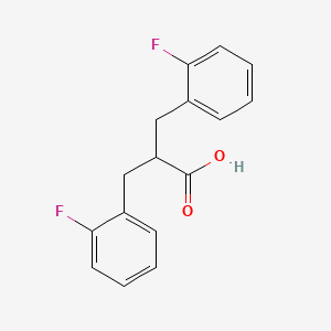 molecular formula C16H14F2O2 B8473217 Bis(2-fluorobenzyl)acetic acid 