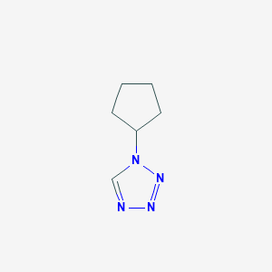 molecular formula C6H10N4 B8473356 1-Cyclopentyl-1h-tetrazole CAS No. 919097-69-1
