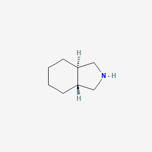 molecular formula C8H15N B8473549 (3aR,7aR)-Octahydro-1H-isoindole CAS No. 10479-63-7