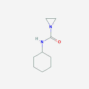 molecular formula C9H16N2O B084737 N-cyclohexylaziridine-1-carboxamide CAS No. 13311-57-4