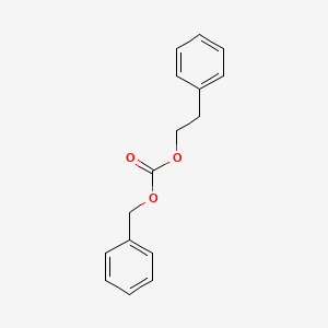 molecular formula C16H16O3 B8473801 Carbonic acid benzyl ester phenethyl ester CAS No. 202344-06-7