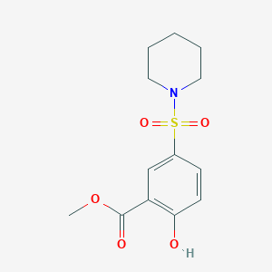 Methyl 2-hydroxy-5-(1-piperidinylsulfonyl)benzoate
