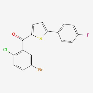 (5-Bromo-2-chloro-phenyl)-[5-(4-fluorophenyl)-2-thienyl]methanone
