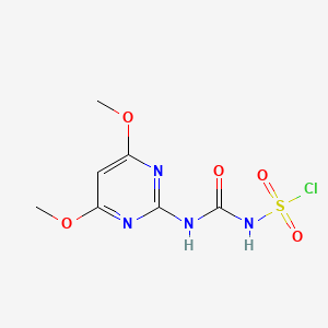 Sulfamoyl chloride, [[(4,6-dimethoxy-2-pyrimidinyl)amino]carbonyl]-
