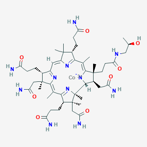 molecular formula C63H91CoN13O14P.H2O B084741 Cobinamide dihydrate CAS No. 13497-85-3