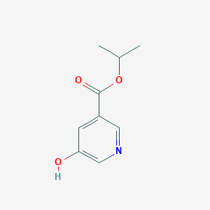 molecular formula C9H11NO3 B8474103 5-Hydroxy-nicotinic acid isopropyl ester 