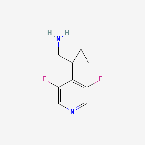 [1-(3,5-Difluoro-4-pyridyl)cyclopropyl]methanamine