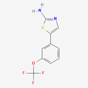 5-[3-(Trifluoromethoxy)phenyl]-1,3-thiazol-2-amine