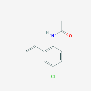 molecular formula C10H10ClNO B8474186 N-(4-chloro-2-vinyl-phenyl)-acetamide 