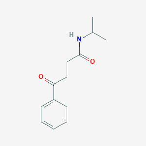molecular formula C13H17NO2 B8474206 N-(1-methylethyl)-4-oxo-4-phenyl-butyramide 