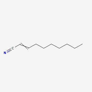 molecular formula C10H17N B8474393 2-Decenenitrile CAS No. 68039-74-7