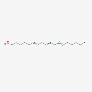 molecular formula C19H34O B8474405 Nonadeca-7,10,13-trien-2-ol CAS No. 60187-72-6
