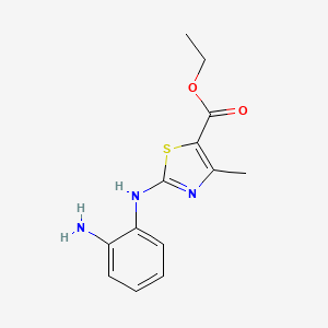 Ethyl 2-(2-aminophenylamino)-4-methylthiazole-5-carboxylate
