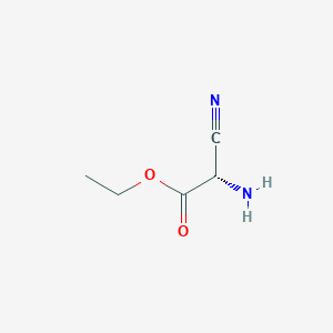 ethyl (2S)-2-amino-2-cyanoacetate