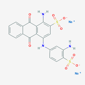Disodium 1-amino-4-((3-amino-4-sulfophenyl)amino)-9,10-dihydro-9