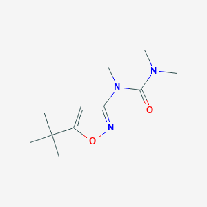 molecular formula C11H19N3O2 B8474701 N-(5-tert-Butyl-1,2-oxazol-3-yl)-N,N',N'-trimethylurea CAS No. 55809-02-4