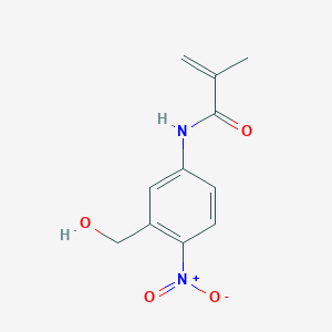 N-[3-(Hydroxymethyl)-4-nitrophenyl]-2-methylprop-2-enamide
