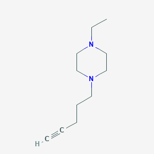 1-Ethyl-4-(pent-4-ynyl)piperazine