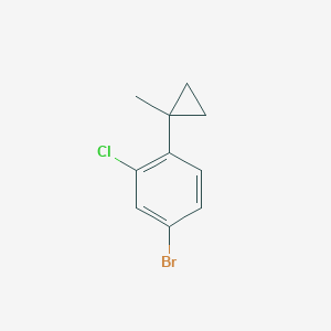 4-Bromo-2-chloro-1-(1-methylcyclopropyl)-benzene