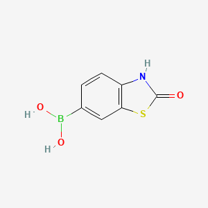 molecular formula C7H6BNO3S B8475061 2-Oxo-2,3-dihydrobenzo[d]thiazol-6-ylboronic acid 