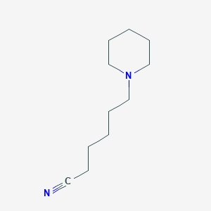 molecular formula C11H20N2 B8475117 6-Piperidin-1-ylhexanenitrile CAS No. 4711-09-5