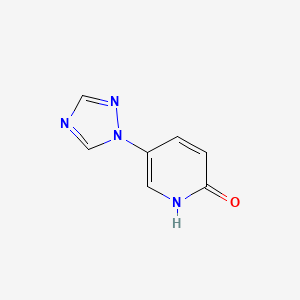 molecular formula C7H6N4O B8475187 5-(1H-1,2,4-triazole-1-yl)pyridin-2-ol 
