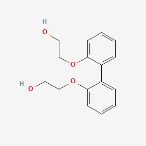 molecular formula C16H18O4 B8475202 Ethanol, 2,2'-[[1,1'-biphenyl]-2,2'-diylbis(oxy)]bis- CAS No. 4673-49-8