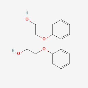 molecular formula C16H18O4 B8475202 2,2'-[[1,1'-Biphenyl]-2,2'-diylbis(oxy)]di(ethan-1-ol) CAS No. 4673-49-8