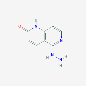 5-hydrazino-1,6-naphthyridin-2(1H)-one