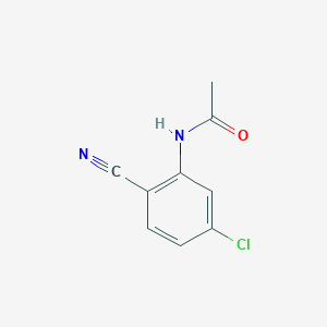 N-(5-chloro-2-cyanophenyl)acetamide