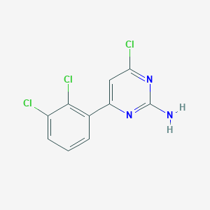 4-Chloro-6-(2,3-dichlorophenyl)pyrimidin-2-amine