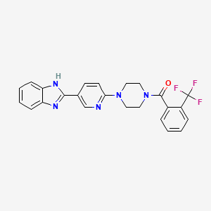 Piperazine,1-[5-(1h-benzo[d]imidazol-2-yl)-2-pyridinyl]-4-[2-(trifluoromethyl)benzoyl]-
