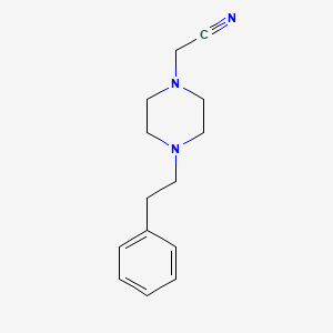 (4-Phenethyl-piperazin-1-yl)-acetonitrile