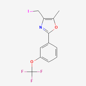 4-(Iodomethyl)-5-methyl-2-[3-(trifluoromethoxy)phenyl]-1,3-oxazole