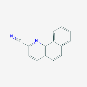 molecular formula C14H8N2 B8475496 2-Cyanobenzo[h]quinoline 