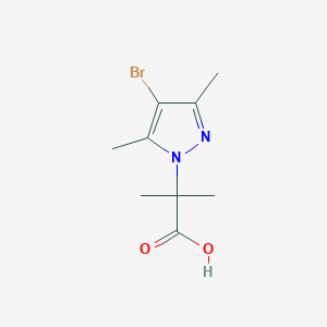 2-(4-Bromo-3,5-dimethyl-1H-pyrazol-1-yl)-2-methylpropanoic acid