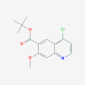 tert-Butyl 4-chloro-7-methoxyquinoline-6-carboxylate