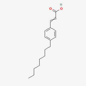 3-(4-Octylphenyl)prop-2-enoic acid