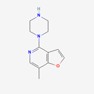 7-Methyl-4-(piperazin-1-yl)-furo[3,2-c]pyridine