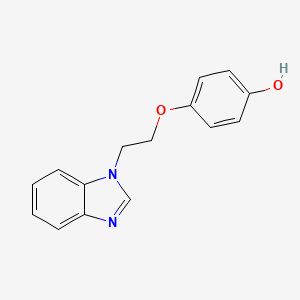 4-[2-(1H-Benzimidazol-1-yl)ethoxy]phenol